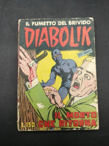 Fumetto diabolik prima - diabolik,