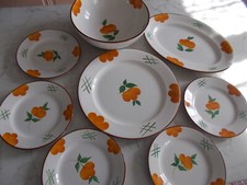 LOTTO 8 PEZZI CERAMICA GALVANI