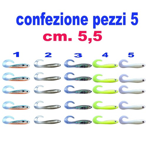 Artificiali gomma twister - artificiali,