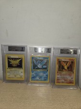 trio leggendario zapdos,articuno,moltres bgs9 ita holo