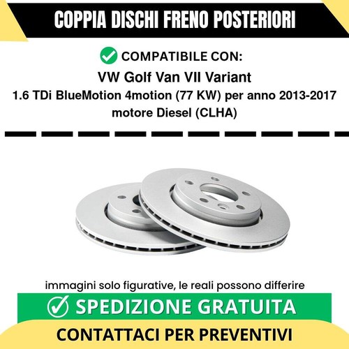 Coppia dischi freno - coppia, posteriori