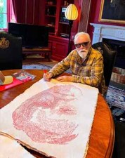 Stampa Litografia Ritratto