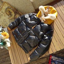 Piumino uomo in vera pelle