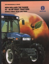 Foglietto brochure trattori