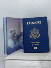 USA passaporto piccolo quaderno per giochi, diario di viaggio e appunti formato passaporto