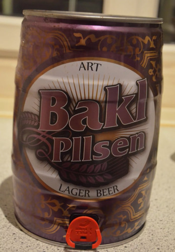 Botte birra azerbaigian vuota - birra,