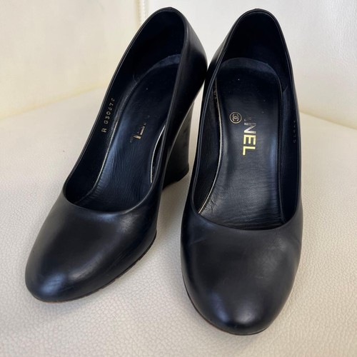 Chanel decolte con zeppa - zeppa, e