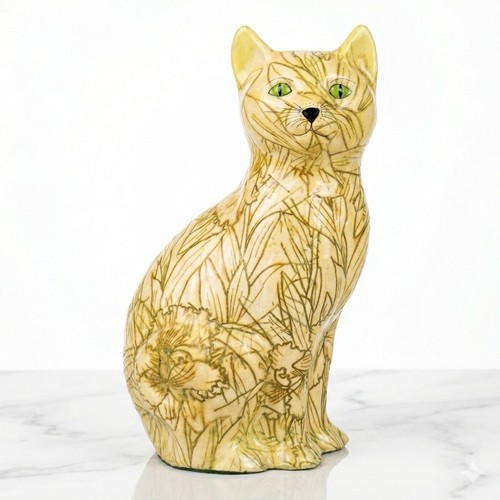 Vintage floral cat - vintage,