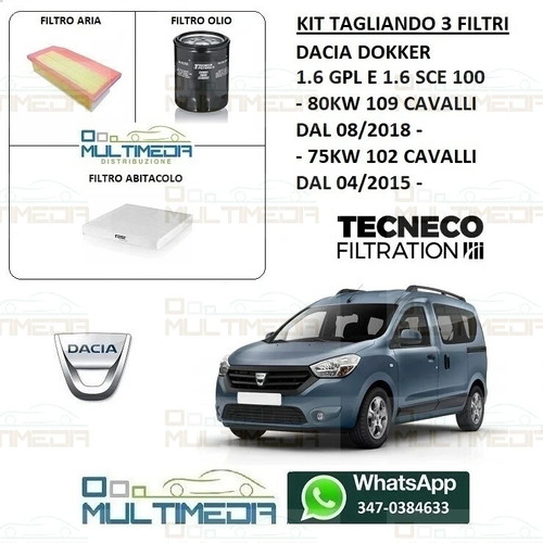 Kit tagliando filtri - 3,