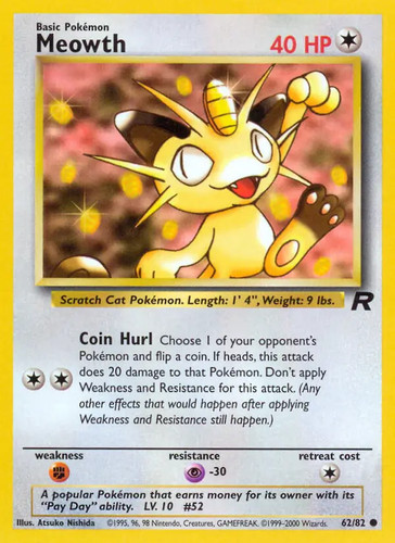 Meowth pokemon team - 62/82,