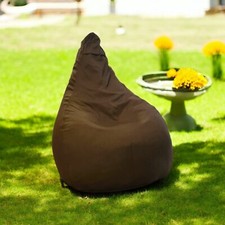 POLTRONA SACCO HUGO TESSUTO OUTDOOR MARRONE