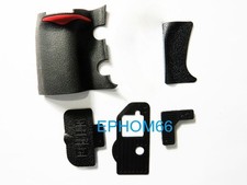 5 pezzi nuova unità in gomma impugnatura per fotocamera Nikon D300 parte di riparazione con colla 3M