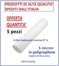 5 Filtri  Sedimenti 9" 3/4  5