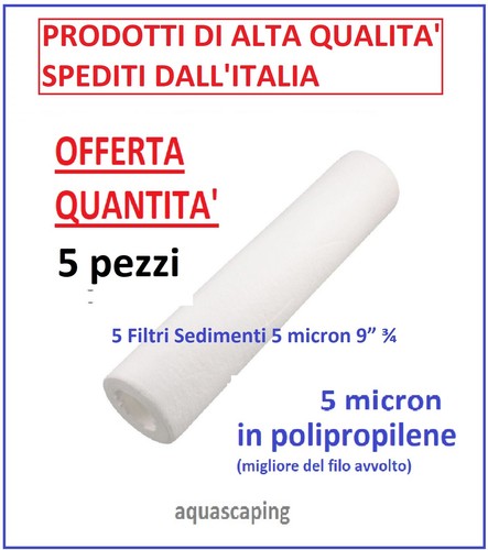 Filtri sedimenti 3 - filtri, 3/4