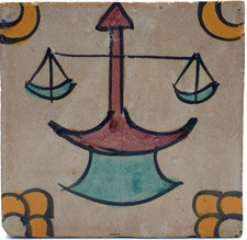 Antica bilancia per piastrelle