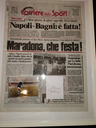 Maradona autografo - ,