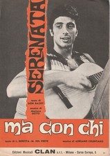 SPARTITO MUSICALE DON BACKY SERENATA ROGERS SOLIDEA MA CON CHI CLAN CELENTANO