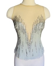 GAI MATTIOLO Crystal Silk Top