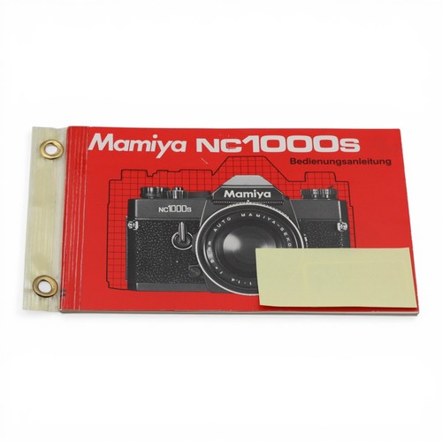 Manuale istruzioni mamiya - manuale, nc