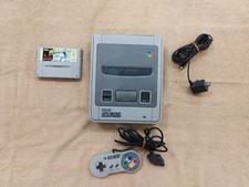 Super Nintendo Console Pal Più Gioco Kick Off Leggere Descrizione