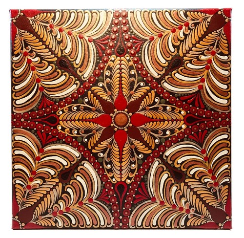 Tela mandala 12 - 12”, 12”