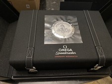 OMEGA SPEEDMASTER MOONWATCH DA UOMO SCATOLA OROLOGIO + USCITA, CON MONETA SPEED MASTER