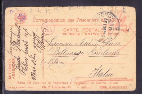Cartolina prigionieri - cartolina,