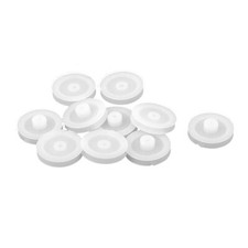 10pz plastica bianco 18mm