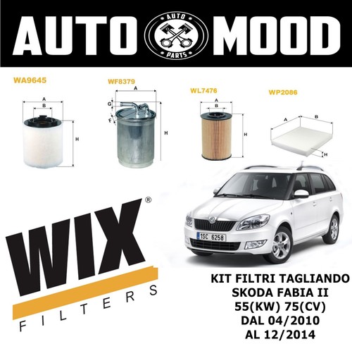 Kit filtri wix skoda fabia - ,