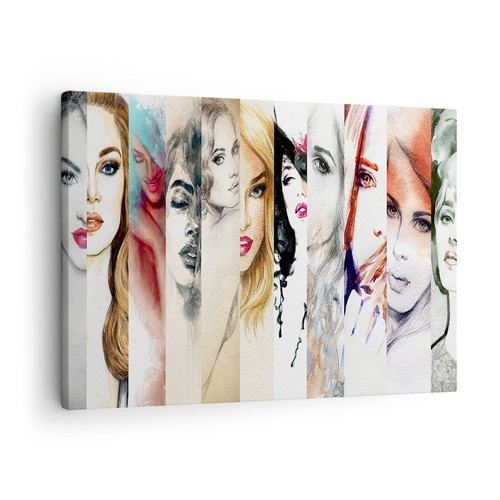 Quadro tela 70x50cm donne - su,