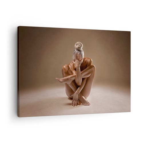 Quadro tela 70x50cm nudo - quadro,