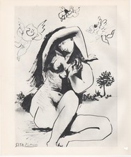 Pablo Picasso - L'amore nascosto- Litografia