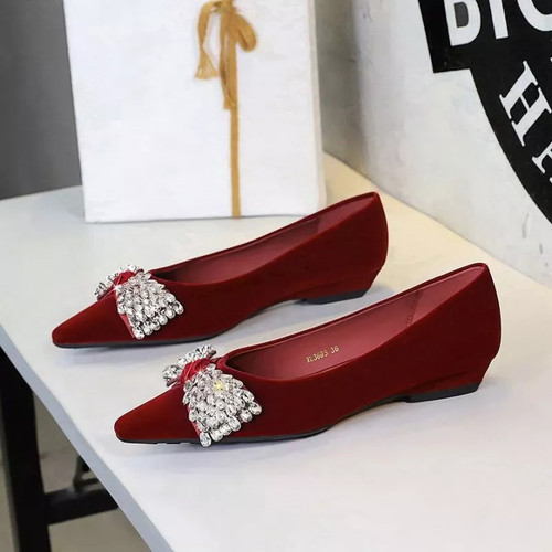 Ballerine donna rosso vino - ballerine,