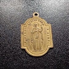 Vecchia Medaglia Votiva In Bronzo Mm 30 Buona Conservazione Lotto 1521