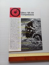 Gilera 125 6v Competizione Cross-Regolarità 1974 depliant italiano originale