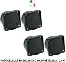 2 COPPIE FOTOCELLULE INCASSO