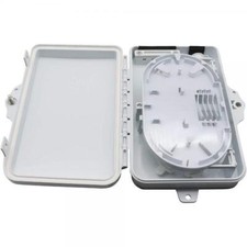 Techly Professional Scatola di Distribuzione Fibra Ottica FTTH IP65 4 Porte SC L