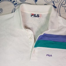 FILA POLO TENNIS VINTAGE ANNI 90S MADE IN ITALY SIZE 50 COTONE SPORTWEAR ???