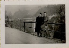 169583 ANTICA FOTOGRAFIA PONTE IN FERRO FORSE FERROVIA ZONA VARESE SVIZZERA