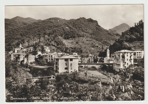Borzonasca genova cartolina - borzonasca, fg