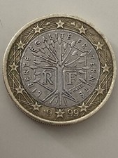 Moneta 1 euro francese errore