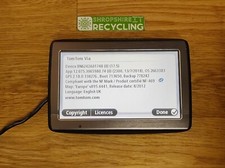 Navigatore satellitare TomTom VIA 125 Europe v895.4441 *USATO - BATTERIA NON TESTATA*