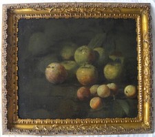 Natura morta con frutta ‘600 olio su tela cm 43x50 antico SEICENTO Boselli Recco
