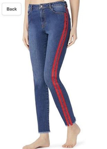 Women calzedonia jeans - red, 28