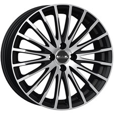CERCHIO IN LEGA MAK FATALE PER OPEL CORSA 7X17 4X100 ICE BLACK 01F
