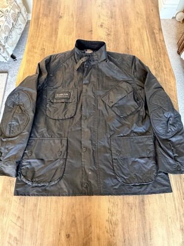 Barbour giacca cappotto biker