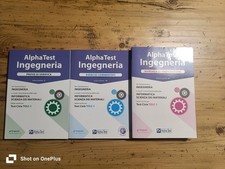 Set 3 Libri Alpha Test Ingegneria Tolc-I Preparazione - Commentato - Verifica