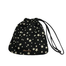 Borsa Miu Miu modello stella con coulisse nera borsa vintage autentica