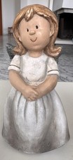 Statuina angelo con ali resina