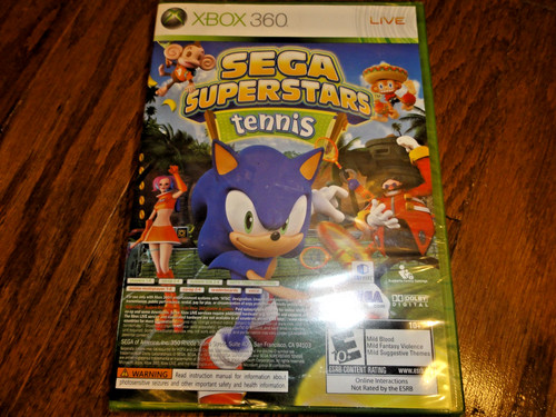 Sega superstars tennis - sega, tennis/xbox